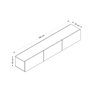 Hanah Home Rigel - Blanco
